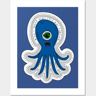 Frightened Rabbit Octopus Posters and Art